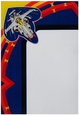 Tehkan Phoenix monitor glass scan - top left